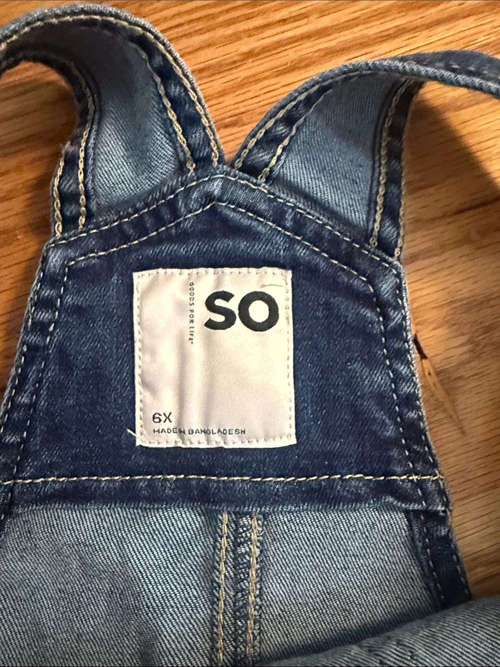 SO Girls Blue Denim Short Overalls